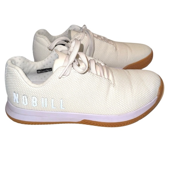 NOBULL Shoes - Nobull Women’s Outwork OG Strength Training Shoe White Gum Size 10 Like New